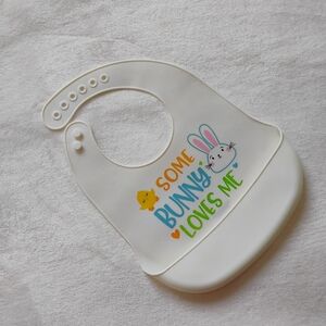 Easter Bib For Baby Toddler | Some Bunny Loves You Bib